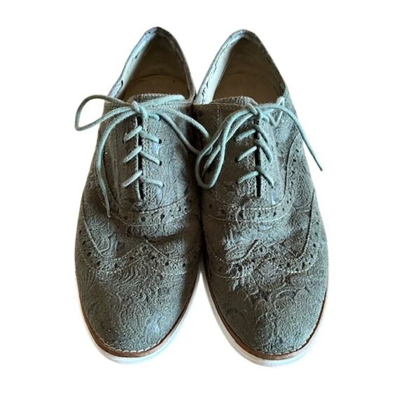 Cole Haan Green/Blue Mens Oxford Loafers, size 9 - Picture 2 of 10